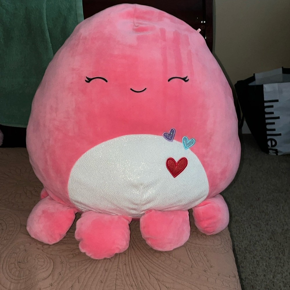 Valentines octopus squishmallow! 24”